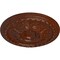 Ekena Millwork Stockport Ceiling Medallion (Canopies up to 6 1/4"), 28"OD x 2 3/4"P, Burnished Mahogany Crackle CM28STBMC - alternate 4